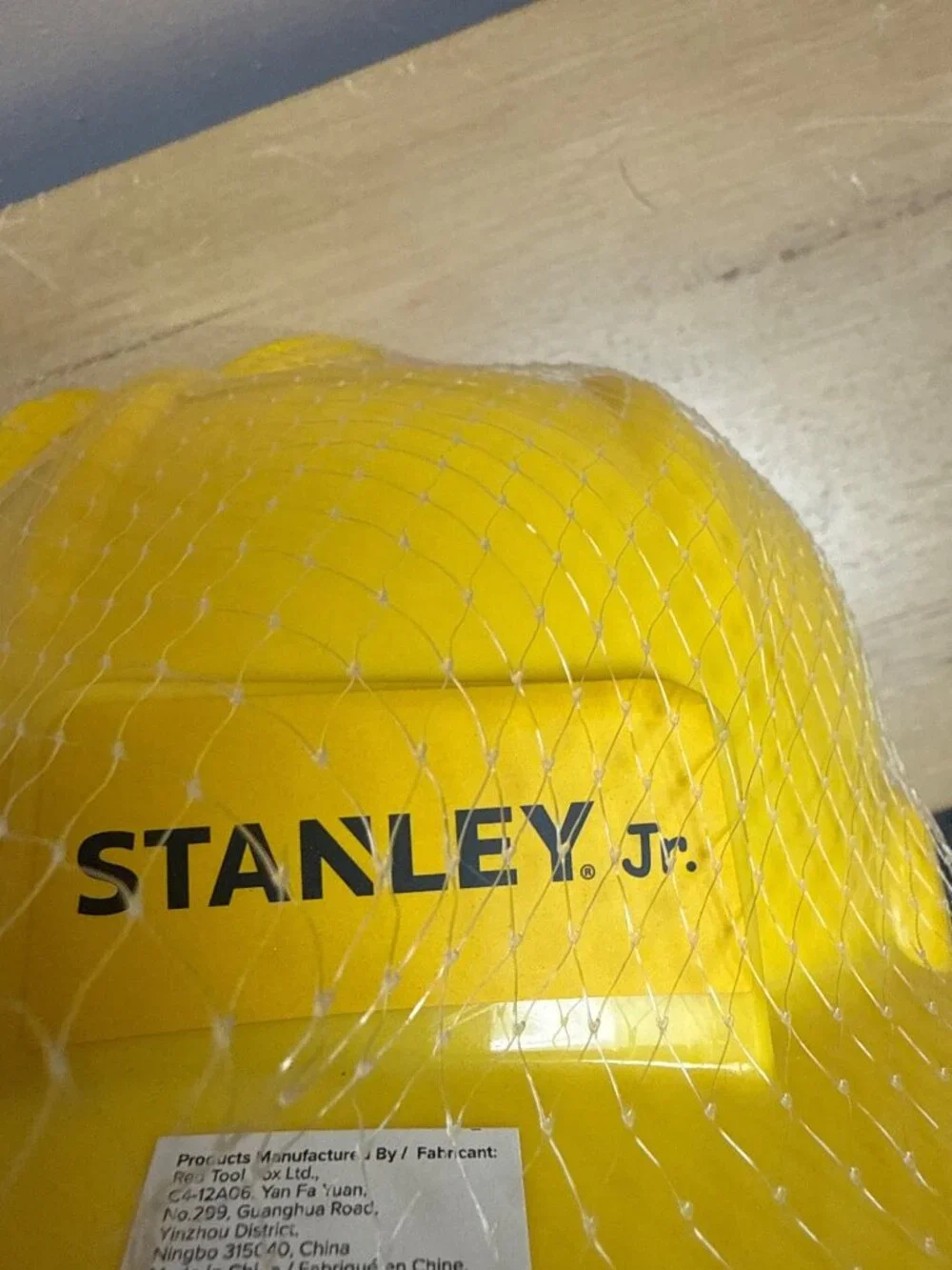 Stanley Jr. 3-Piece Kids Tool Set W/ Yellow Hard Hat & Hammer